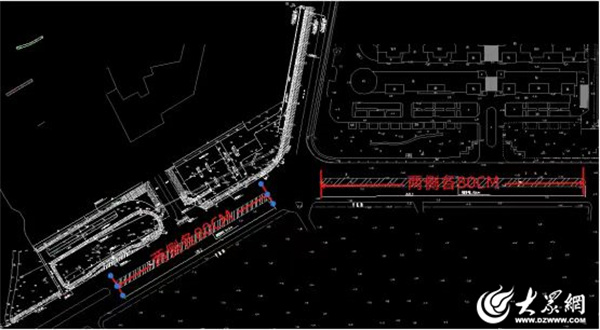 拆除绿化带改建车行道！华庭路与学院西路路口东西两侧主路完工(图1)